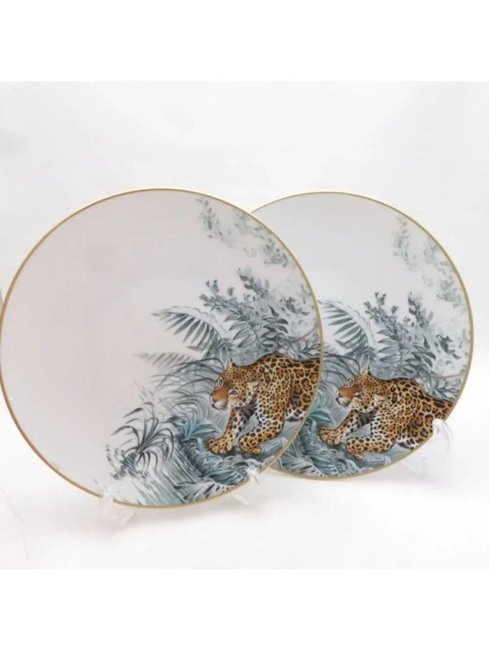 Hermes Equateur Sketch Large Plate Pair 27 Dinner